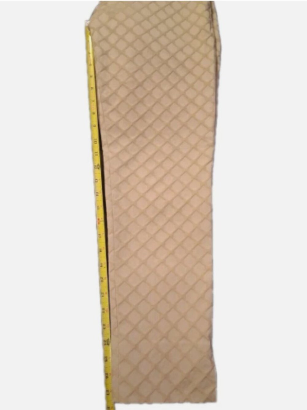 Banana Republic Camden Jacquard Beige Ankle Pant Size 4 Diamond Mid Rise - Picture 14 of 16
